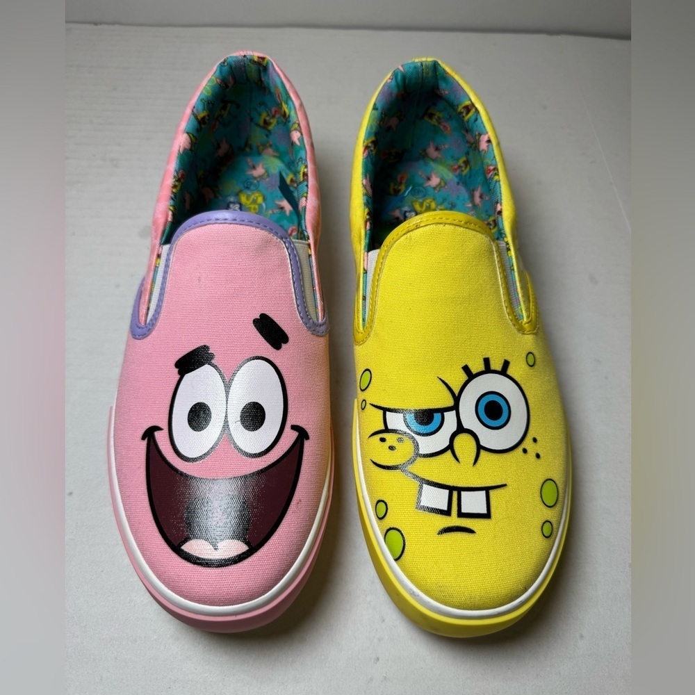 Nickelodeon Ground Up Sponge Bob & Patrick Slip On Shoes